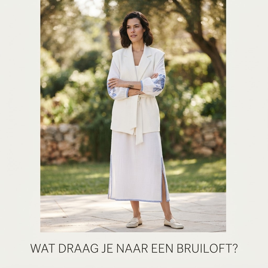 Elegante wedding guest look voor de herfst