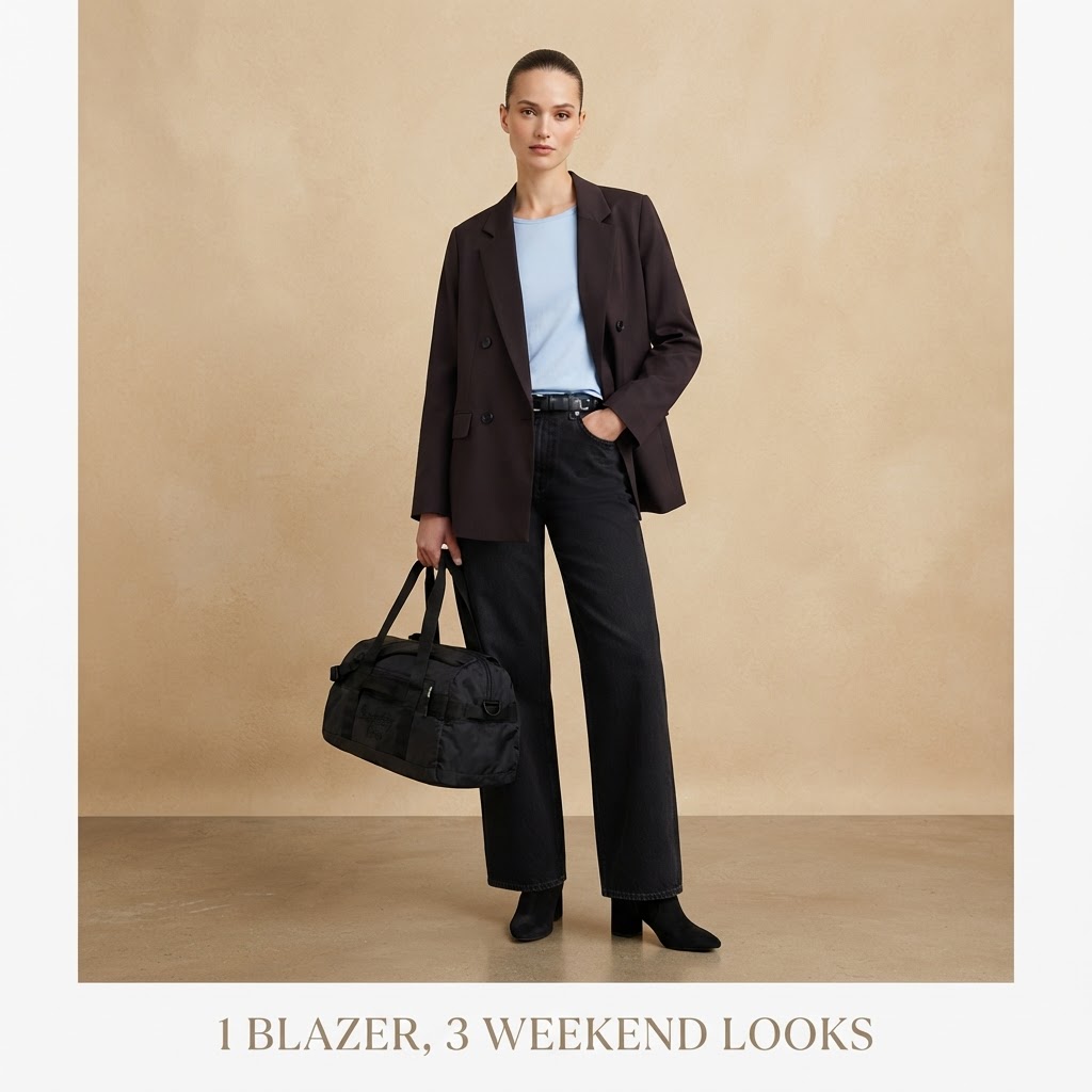 1 kledingstuk 3 outfits denimzwarte jeans