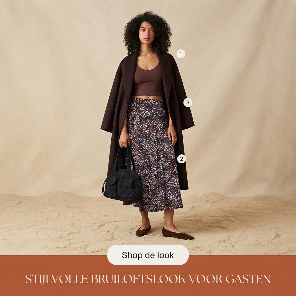 Stylingtip: Ton-sur-ton bruiloftslook in bruintinten