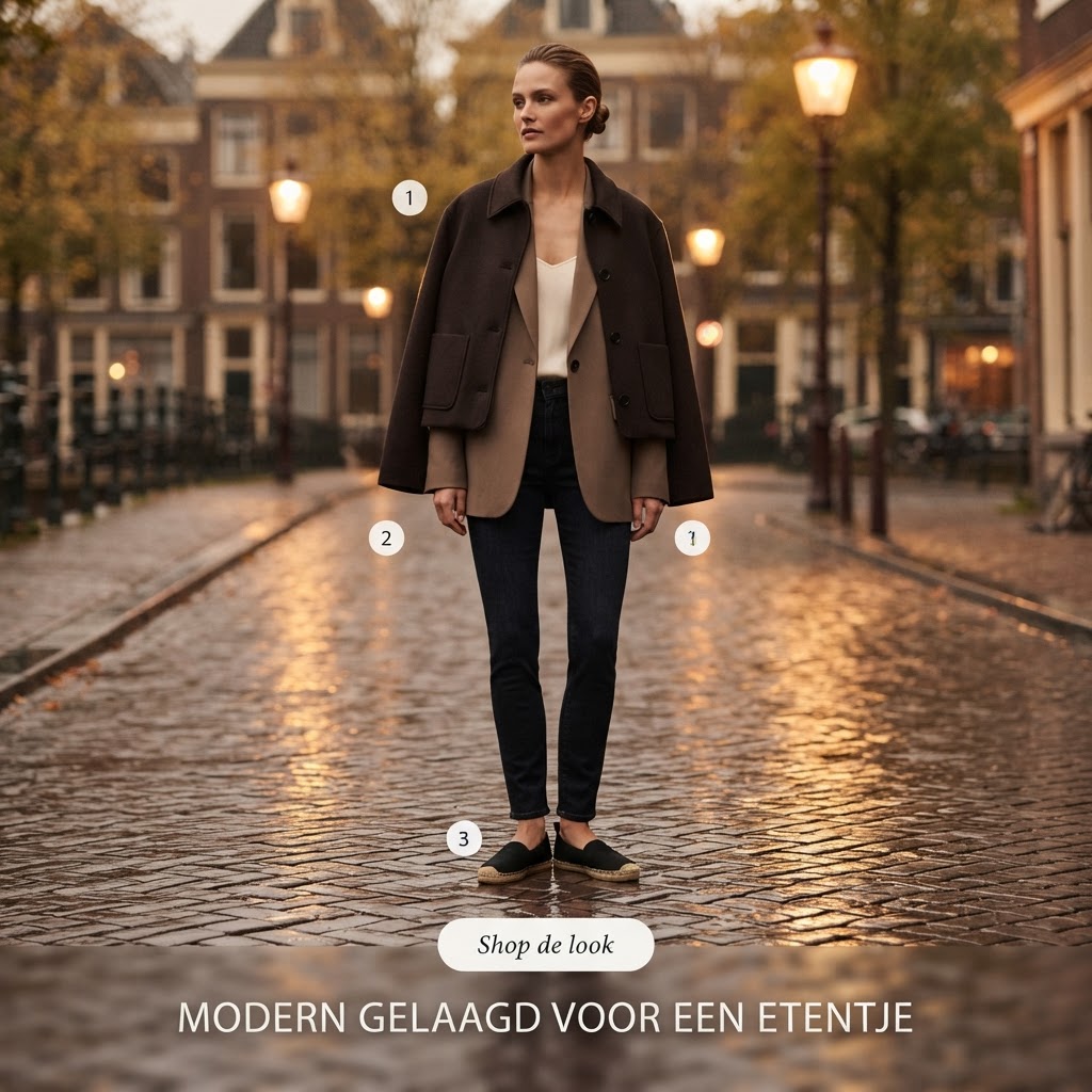 City chic gelaagdheid voor een herfstetentje