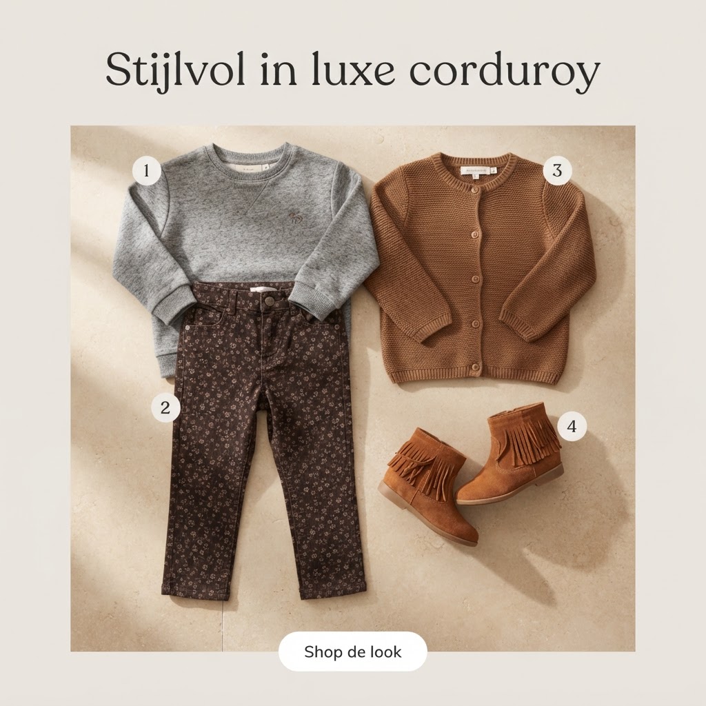 Luxe corduroy voor een zakelijke kantoorlook
