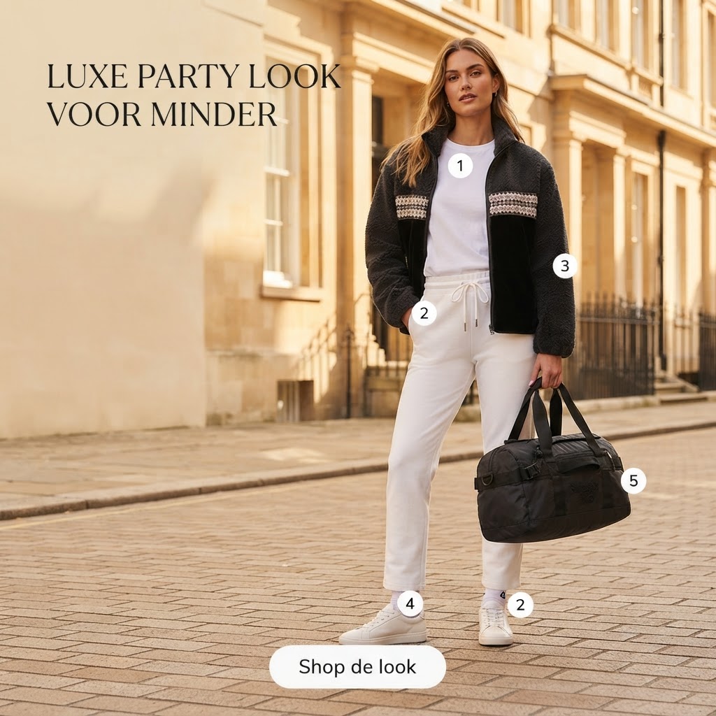 Luxe feestoutfit voor minder