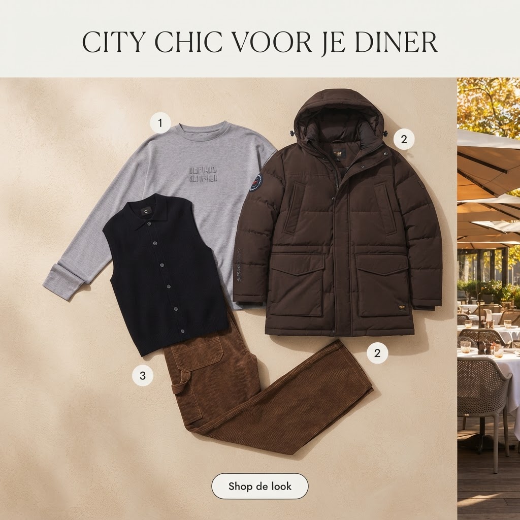 City chic outfit voor een etentje