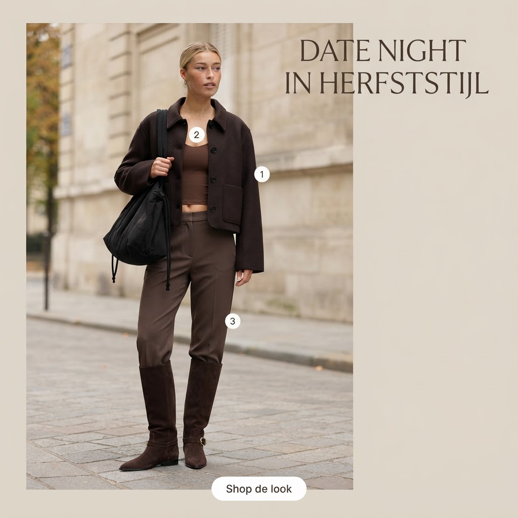 Date night stylingtip in ton-sur-ton bruin
