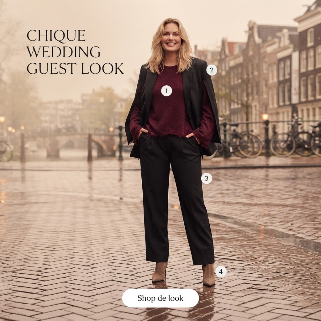 Wedding guest look voor een herfstdag