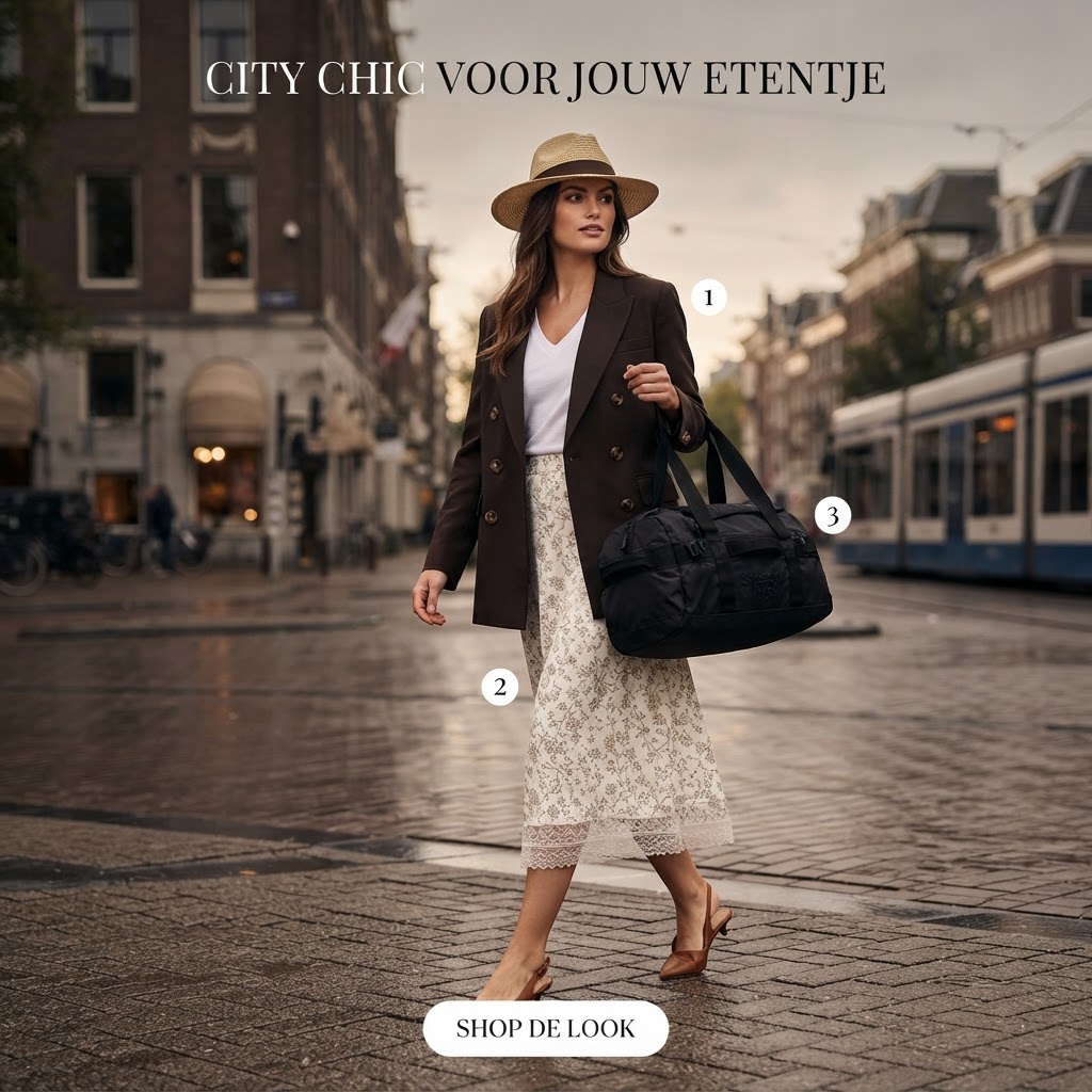 City chic outfit voor een stijlvol etentje