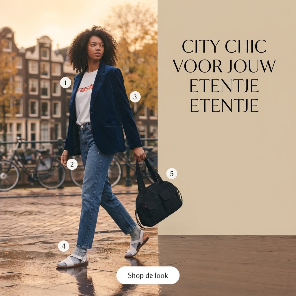 City chic outfit voor een etentje