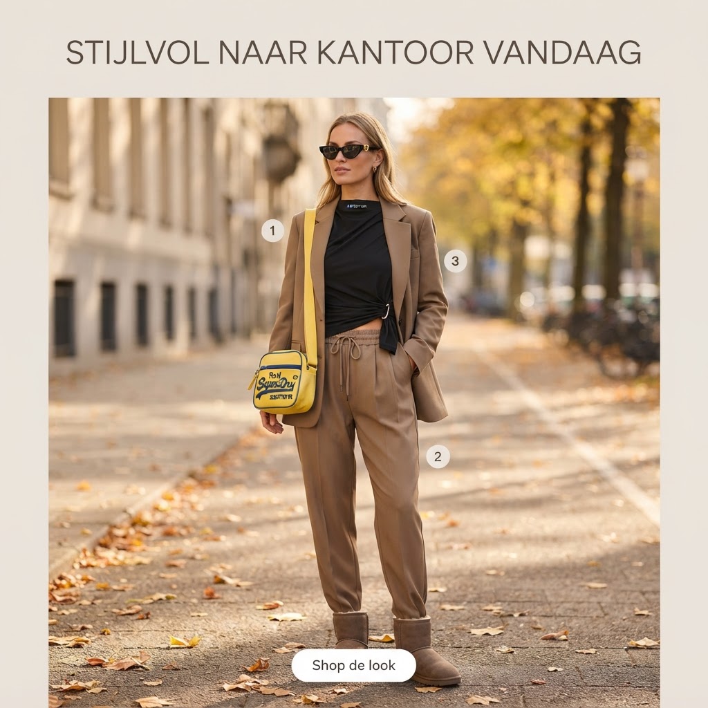 Strakke office look voor een bewolkte maandag