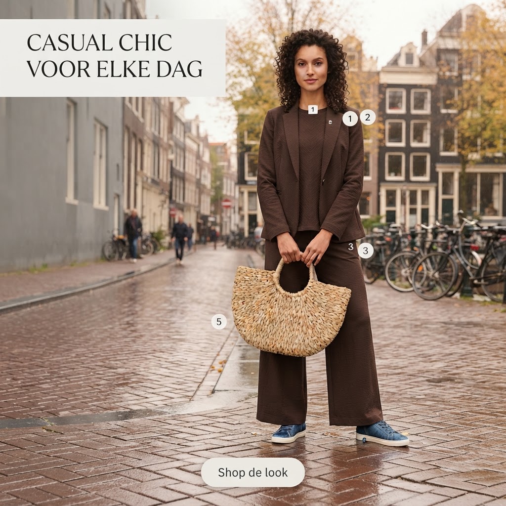 Casual outfit voor een herfstdag