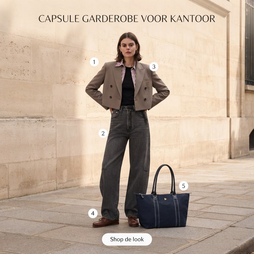 Stylingtip: City chic met barrel jeans