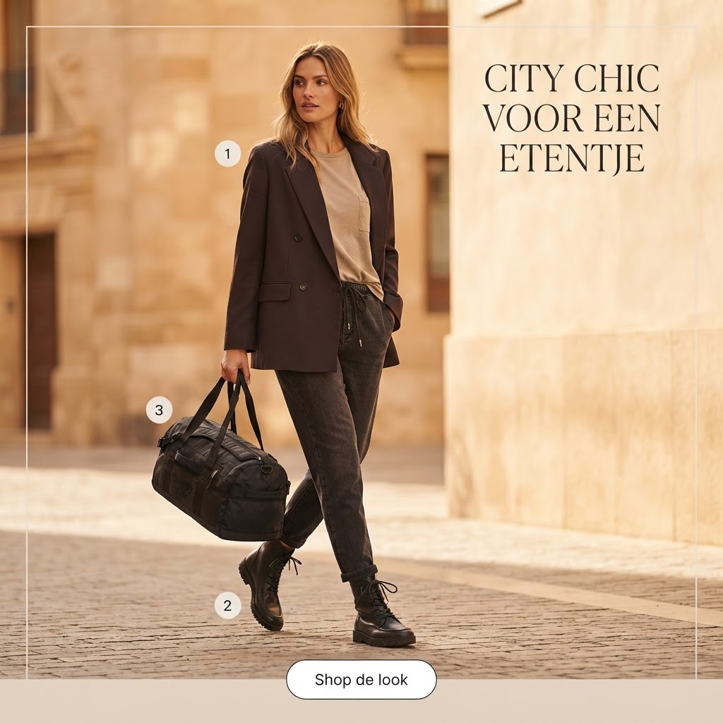 City chic outfit voor een etentje